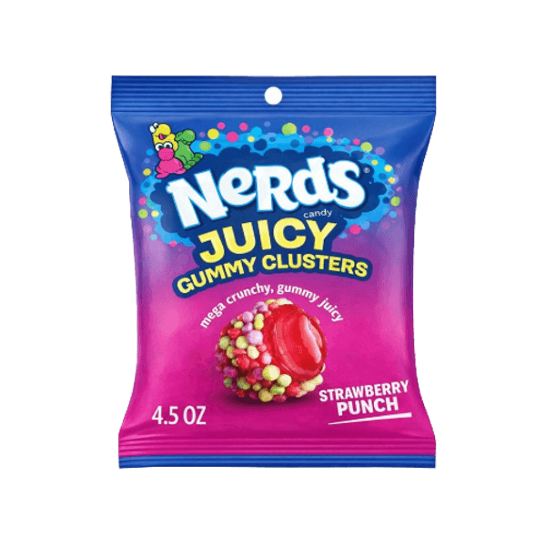 Hovedbilde NERDS JUICY GUMMY CLUSTERS SHARE POUCH 127g