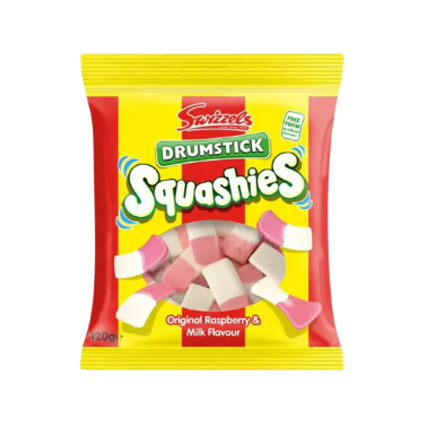 Hovedbilde Swizzels Drumstick Squashies Raspberry & Milk ...