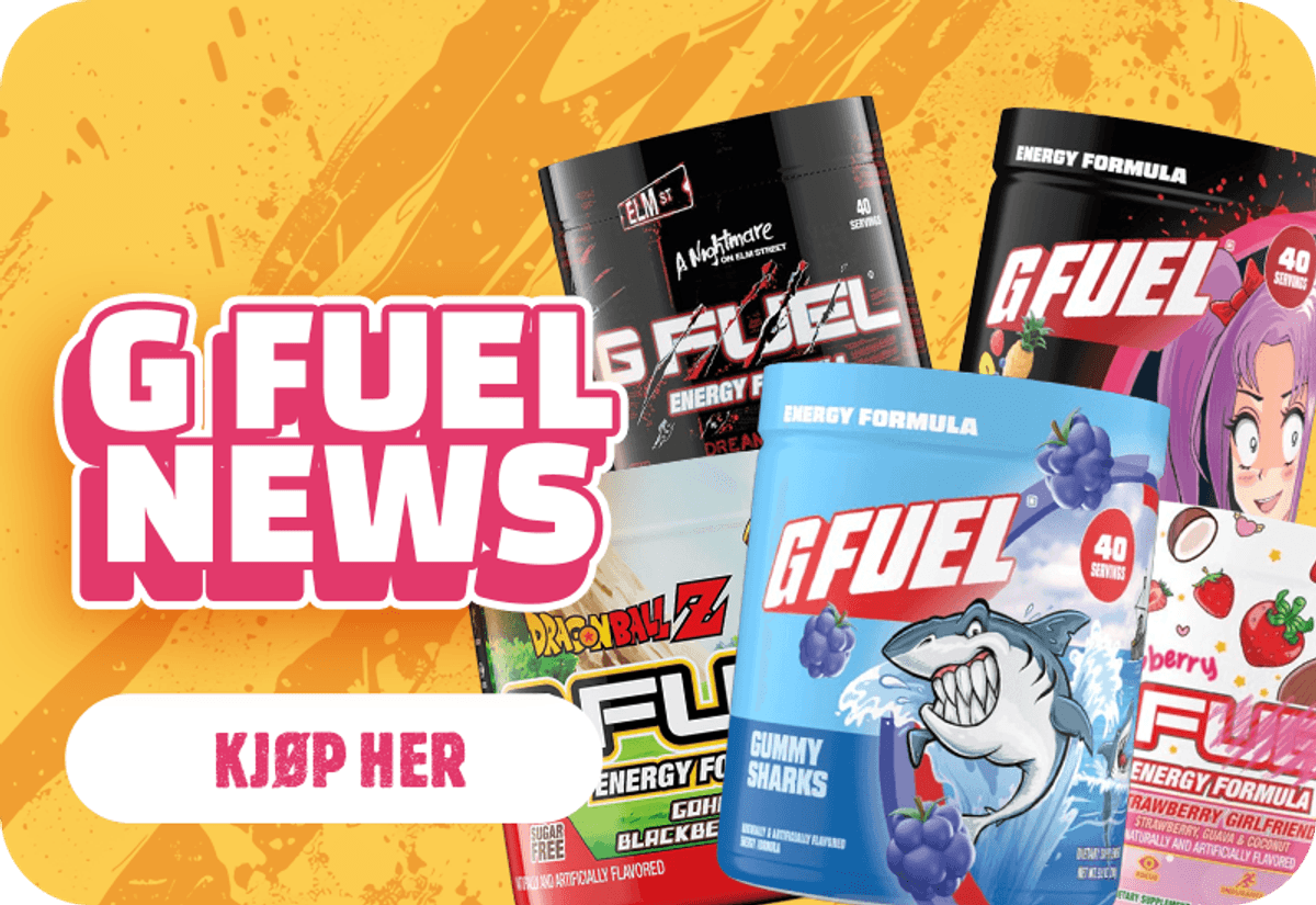 Se våre G FUEL nyheter, stort utvalg